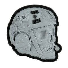 Patch War is Hell 3D PVC M-Tac - Gri, Mesaj Puternic