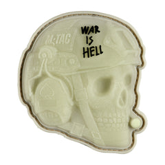 Patch War is Hell 3D PVC M-Tac - Negru/Fosforescent