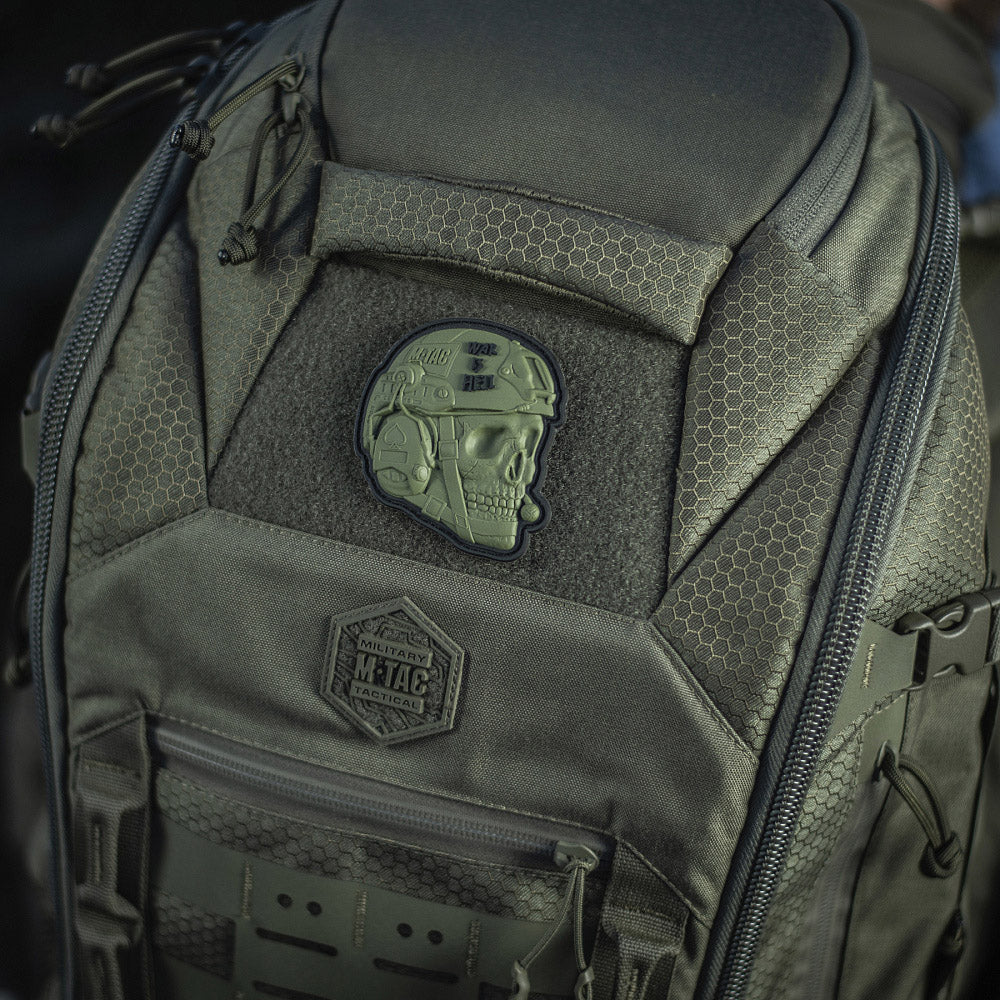 Patch War is Hell 3D PVC M-Tac - Olive, Moral și Rezistență