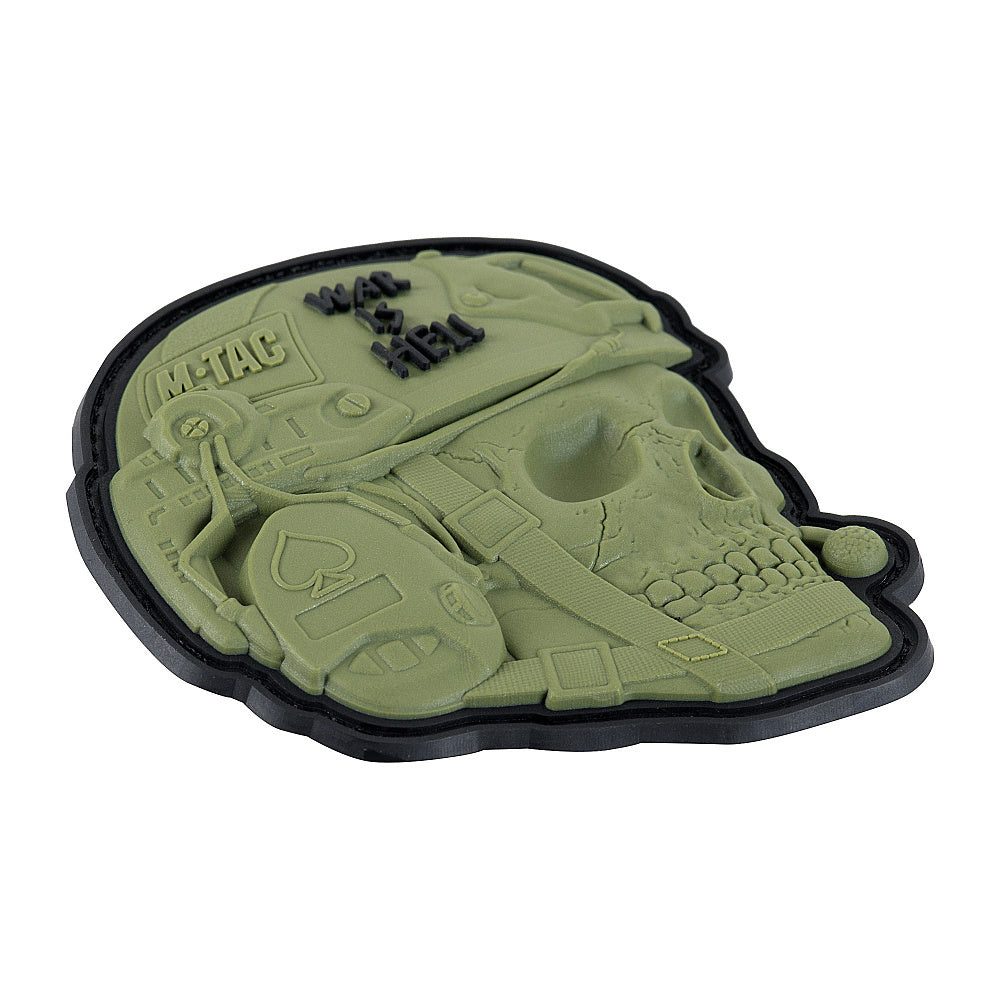 Patch War is Hell 3D PVC M-Tac - Olive, Moral și Rezistență