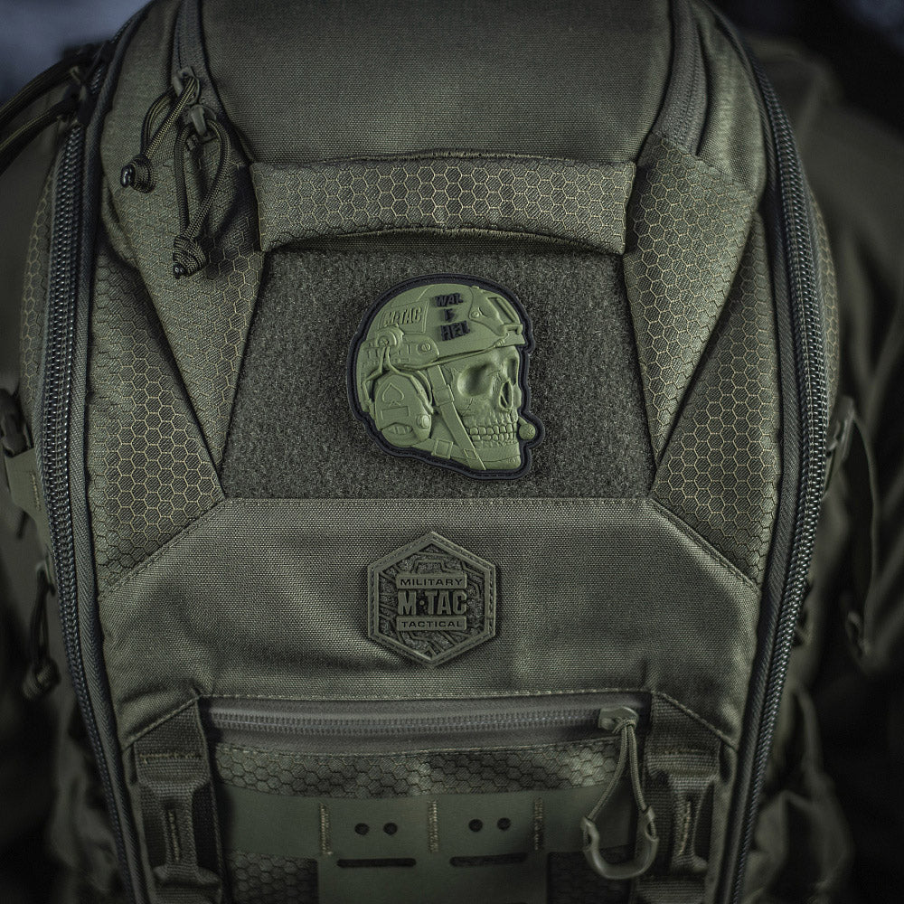 Patch War is Hell 3D PVC M-Tac - Olive, Moral și Rezistență