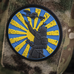 Patch Way of The Samurai M-Tac - Dronă, Curaj & Victorie