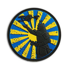 Patch Way of The Samurai M-Tac - Dronă, Curaj & Victorie