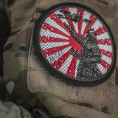Patch Way of the Samurai M-Tac - Negru/Alb/Roșu, Brodat