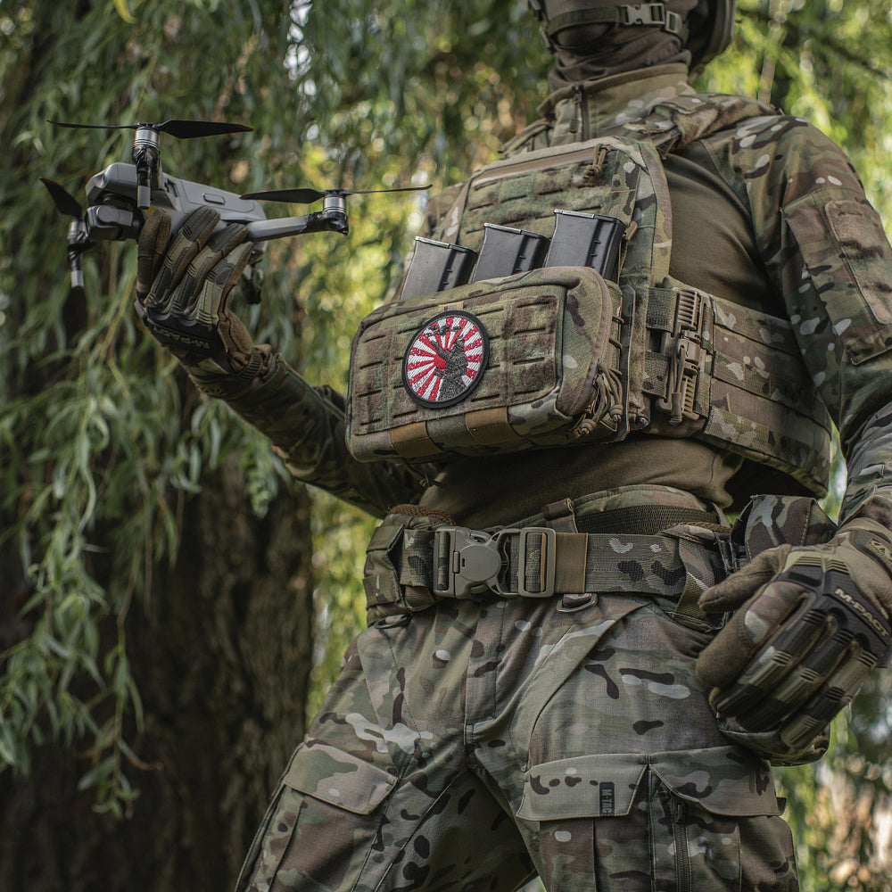 Patch Way of the Samurai M-Tac - Negru/Alb/Roșu, Brodat