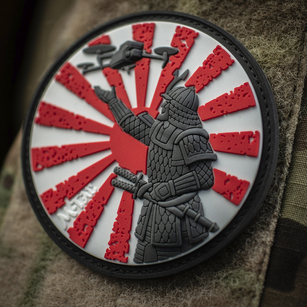 Patch Way of The Samurai M-Tac - Roșu/Negru, Drona, PVC 3D