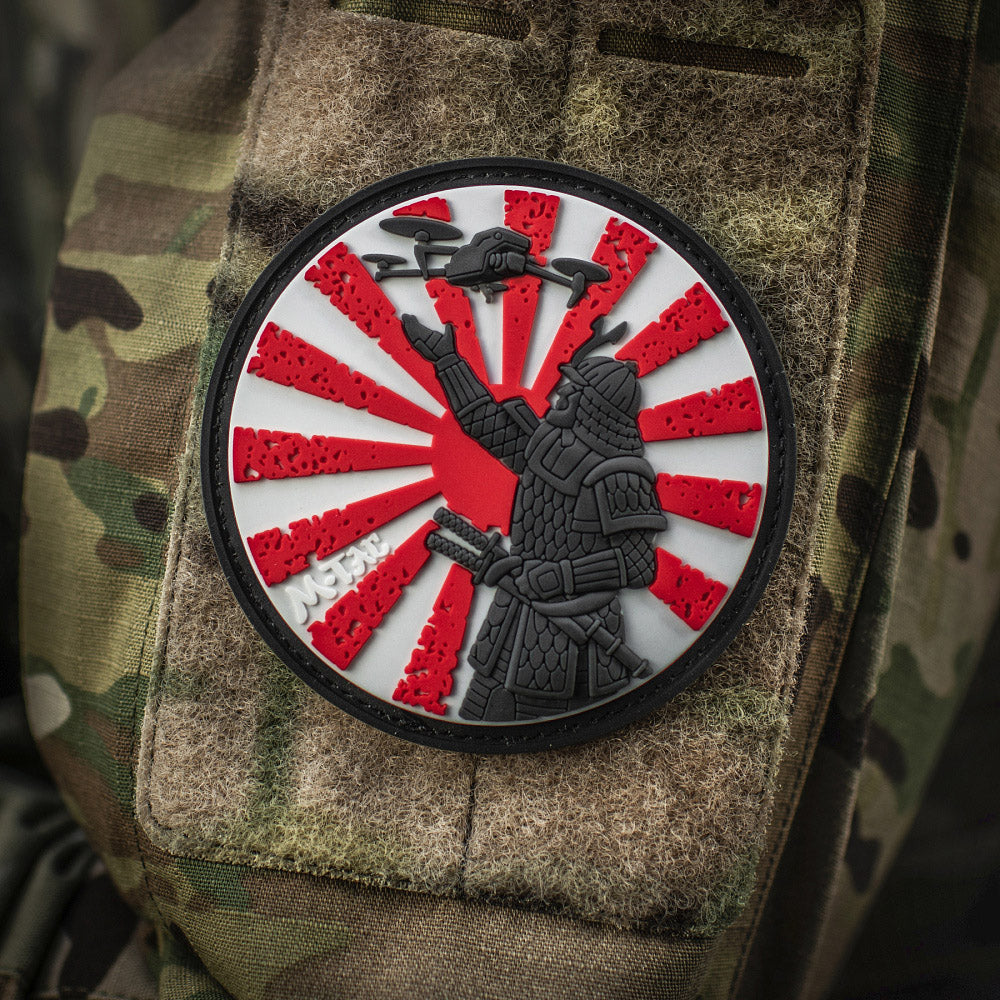 Patch Way of The Samurai M-Tac - Roșu/Negru, Drona, PVC 3D