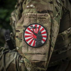 Patch Way of The Samurai M-Tac - Roșu/Negru, Drona, PVC 3D