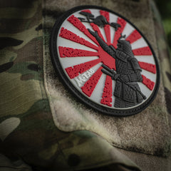 Patch Way of The Samurai M-Tac - Roșu/Negru, Drona, PVC 3D