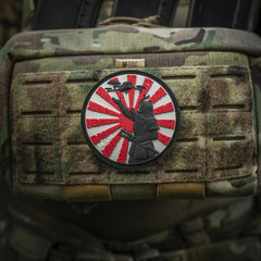 Patch Way of The Samurai M-Tac - Roșu/Negru, Drona, PVC 3D