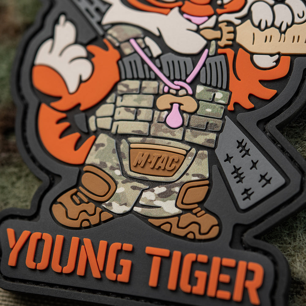 Patch Young Tiger M-Tac - PVC Color, Simbol al Noii Generații
