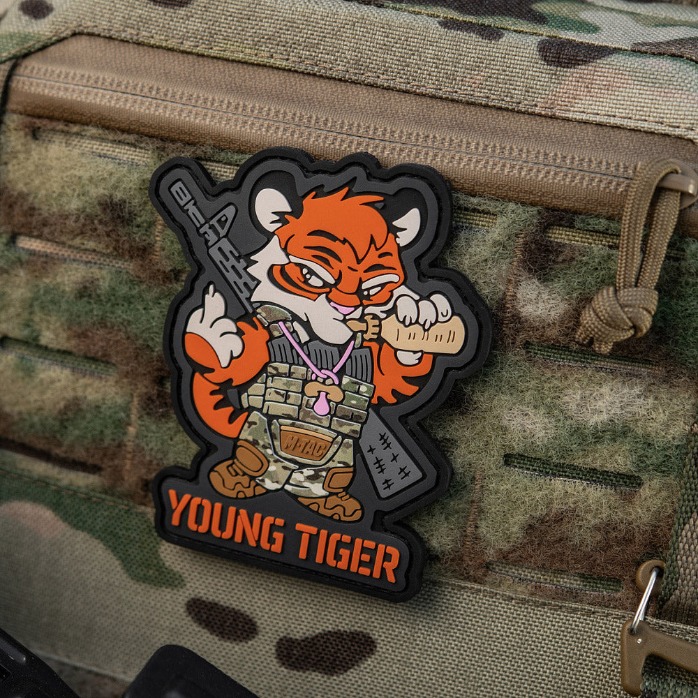 Patch Young Tiger M-Tac - PVC Color, Simbol al Noii Generații