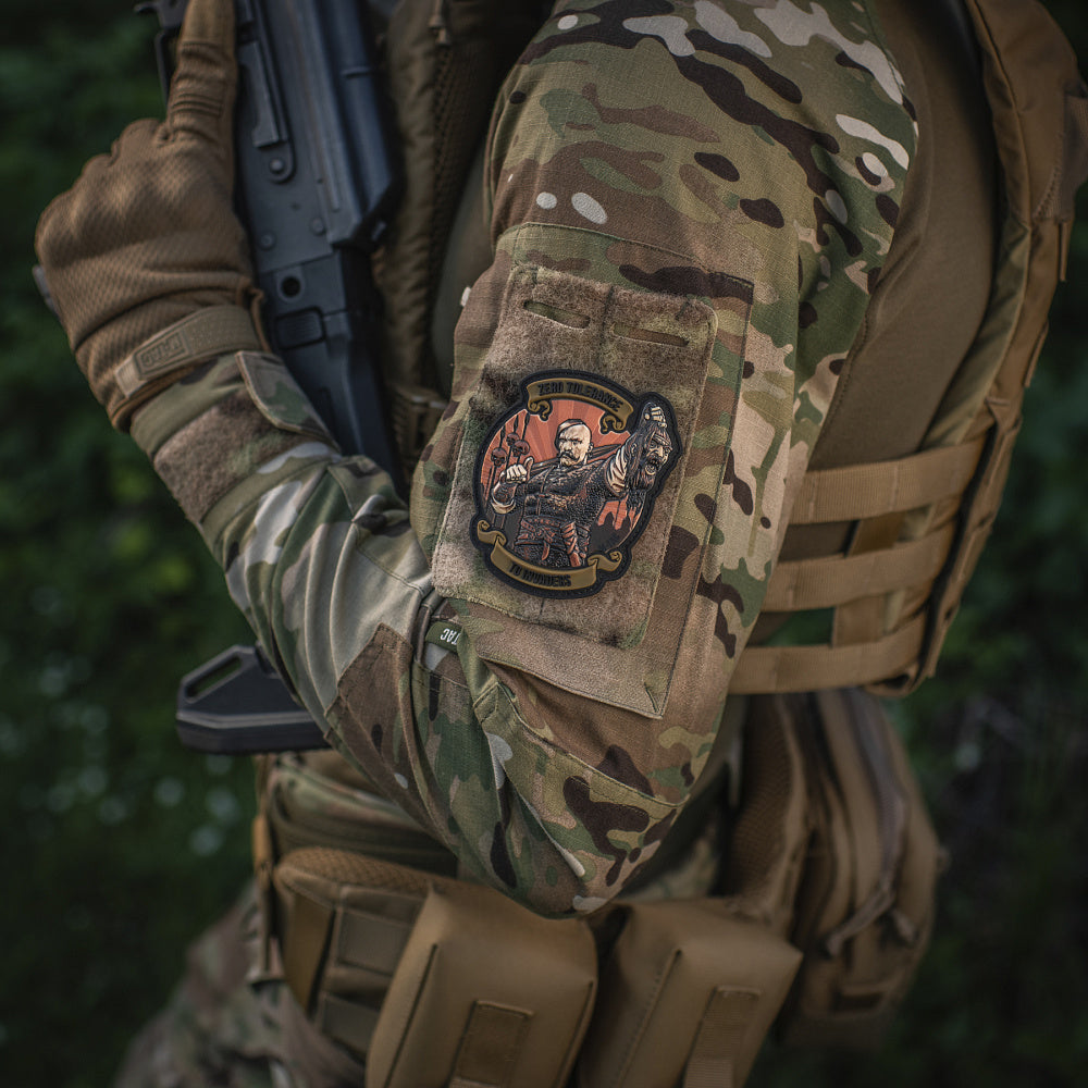 Patch Zero Tolerance M-Tac - Coyote/Negru, "Toleranță Zero" Inva-zilor
