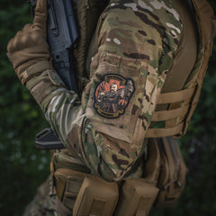 Patch Zero Tolerance M-Tac - Coyote/Negru, "Toleranță Zero" Inva-zilor