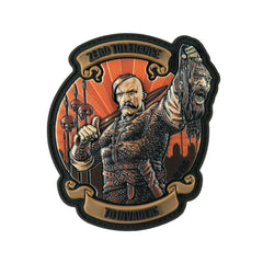 Patch Zero Tolerance M-Tac - Coyote/Negru, "Toleranță Zero" Inva-zilor