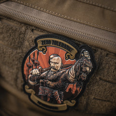 Patch Zero Tolerance M-Tac - Coyote/Negru, "Toleranță Zero" Inva-zilor