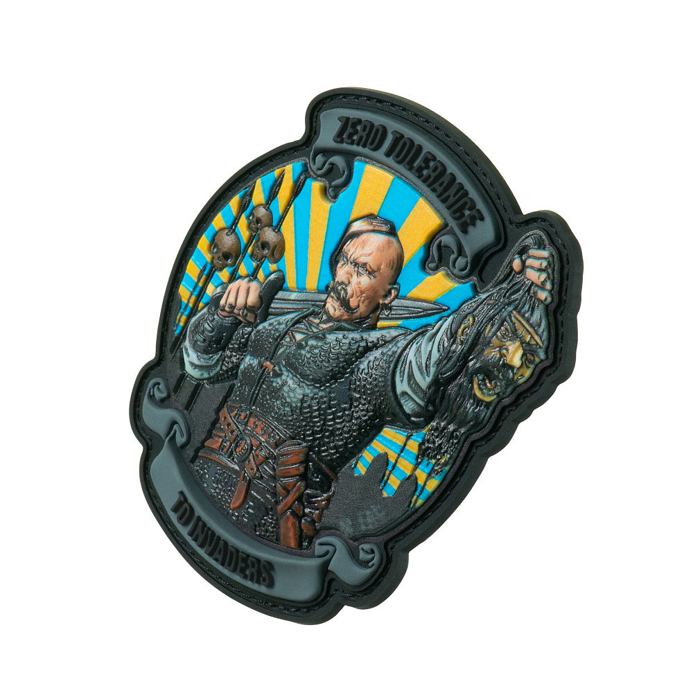 Patch Zero Tolerance PVC M-Tac - Gri, Fără Toleranță Invadatorilor