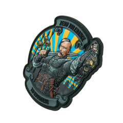 Patch Zero Tolerance PVC M-Tac - Gri, Fără Toleranță Invadatorilor