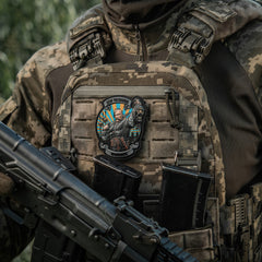 Patch Zero Tolerance PVC M-Tac - Gri, Fără Toleranță Invadatorilor