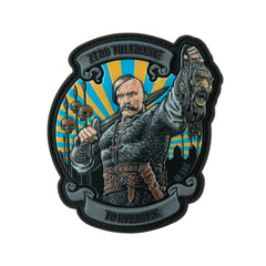 Patch Zero Tolerance PVC M-Tac - Gri, Fără Toleranță Invadatorilor