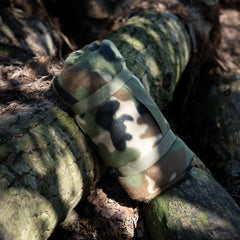Pătură Fleece Camouflage Woodland - Căldură & Portabilitate Tactică