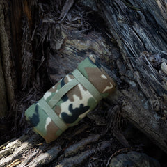 Pătură Fleece Camouflage Woodland - Căldură & Portabilitate Tactică