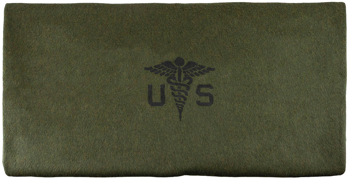 Pătură Lână Tip US Army Oliv MFH - 80% Lână, 225x155 cm
