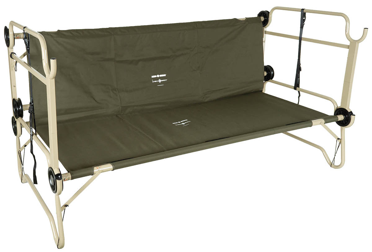 Paturi Campanie Disc-O-Bed Arm-O-Bunk Verde OD - 227kg/Pat, Asamblare Rapidă