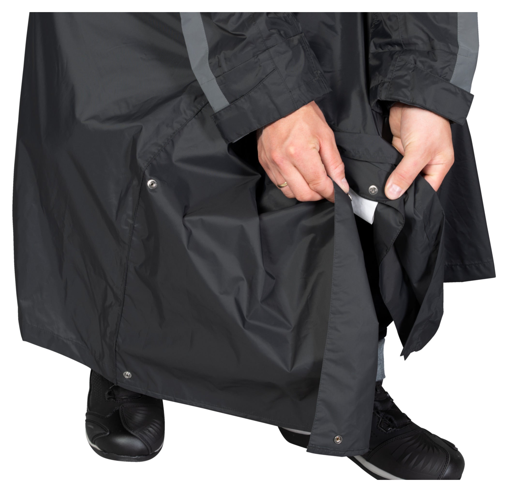 Pelerină Ploaie Moto Uni 212 Louis - Impermeabilă, Vizibilitate Sporită
