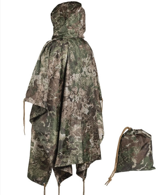 Pelerină Ploaie Ripstop WASP I Z2 – Camuflaj CIV-TEC® pentru Medii Diverse