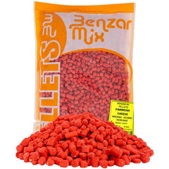 Pelete Benzar Mreană Mix Parmezan 6mm 800g - Atractant Puternic