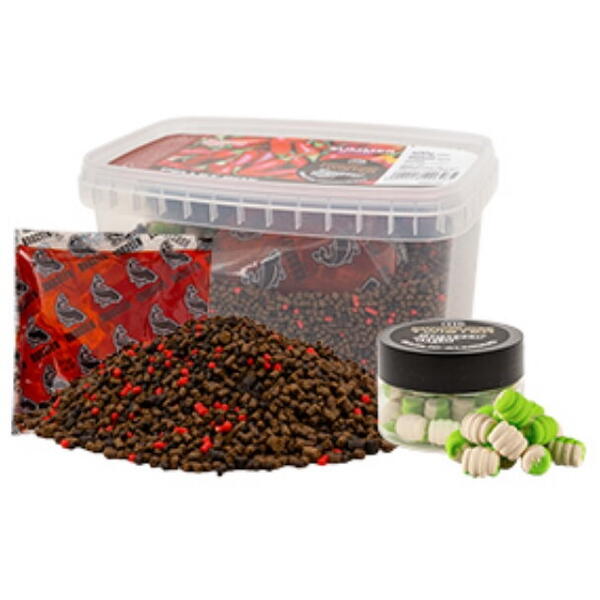 Pelete Cârlig EnergoFish Mix Summer Box Squid+Twister - Atractant Puternic - 1