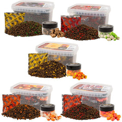 Pelete Cârlig EnergoFish Mix Summer Box Squid+Twister - Atractant Puternic - 2