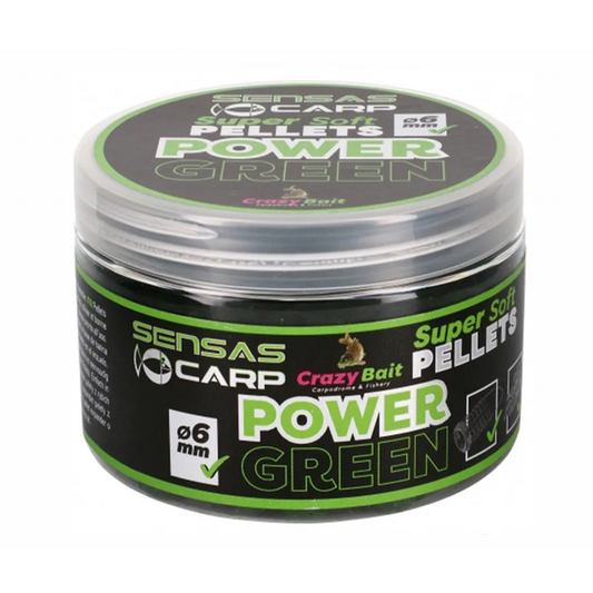 Pelete Cârlig Sensas Super Soft Power Green 6mm - Atractivitate Instantă - 1