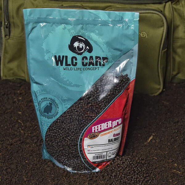 Pelete Feeder Pro WLC Black Halibut 4mm - Atractivitate Maximă, 800g - 1