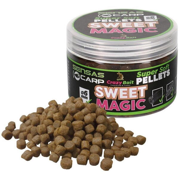 Pelete Super Soft Sweet Magic Sensas - 6mm, Aromatizare Extra