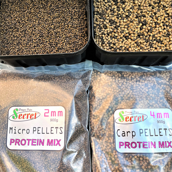 Pellet Arrow INT. Secret Protein Mix 4mm - Atractie Intensă Crap - 2