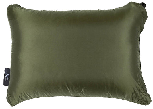 Pernă de Călătorie Gonflabilă Verde OD FoxOutdoor - 40x30cm, 13x6x6cm
