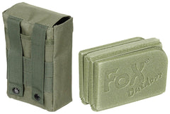 Pernă Șezut Termo Pliabilă Molle Verde OD FoxOutdoor - Izolație excelentă, 75g