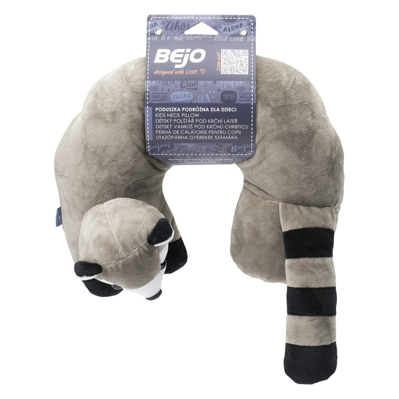 Pernă Gât Copii NALI PILLOW BEJO - Confort Sportiv, Suport Ergonomic - 2