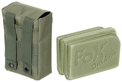 Pernă Șezut Termo Pliabilă Molle Verde OD FoxOutdoor - Izolație excelentă, 75g