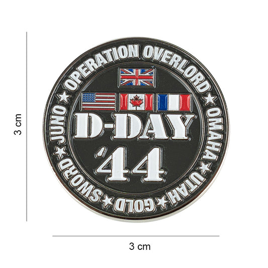 Pin Emblema D-Day 44 5 Plaje - Mărturie a Spiritului de Luptă
