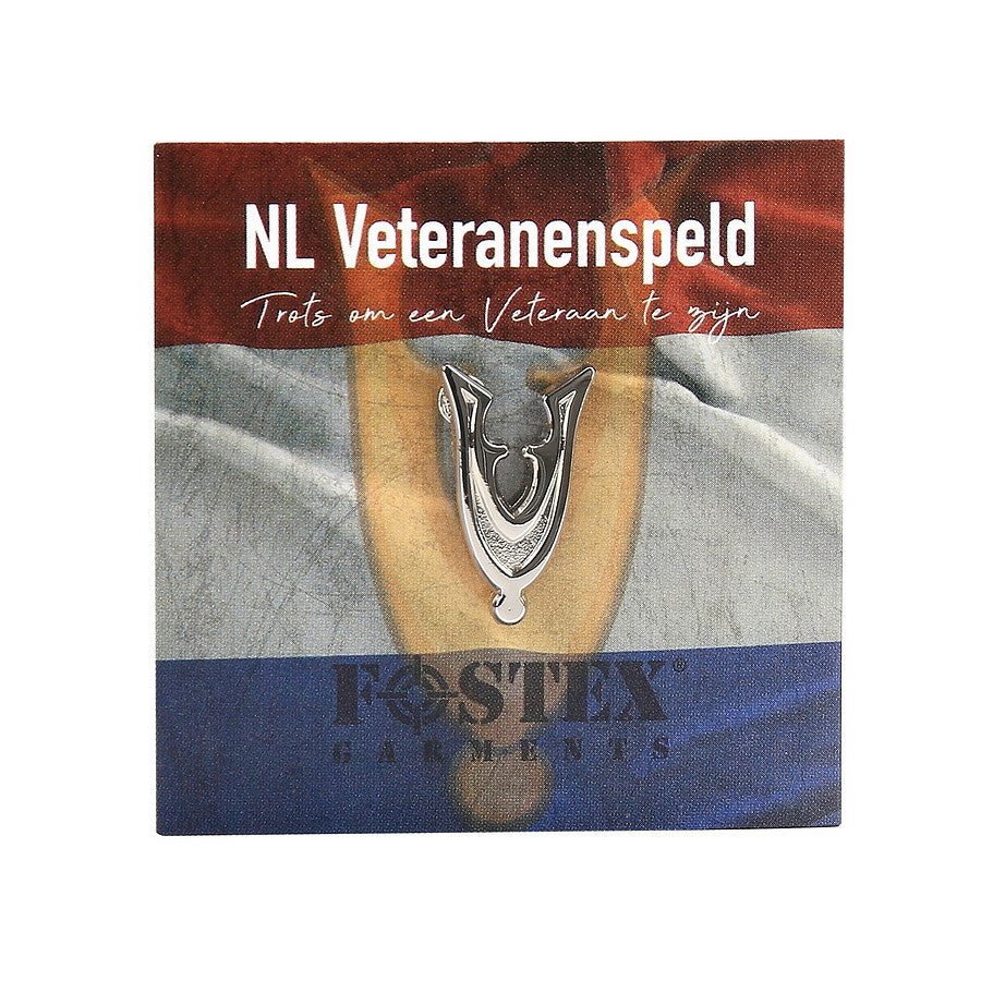 Pin Emblema Veterani Argintiu military-shop.ro - Mândrie și Recunoaștere Autentică