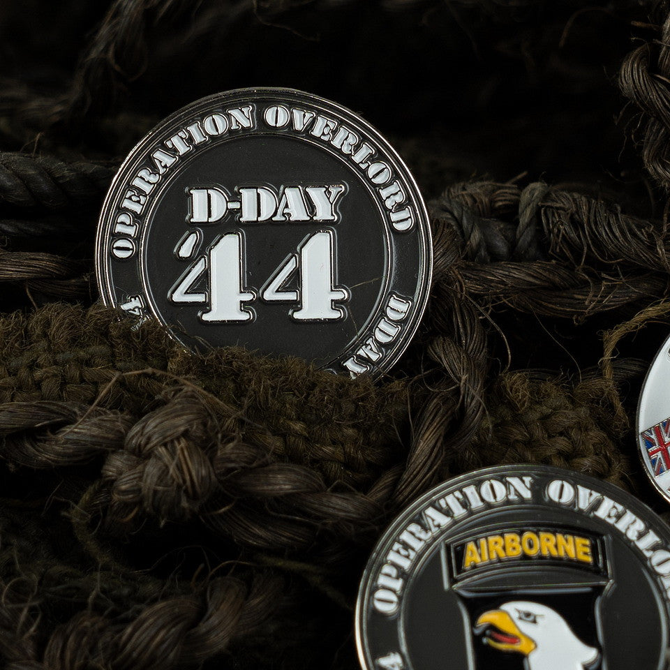 Pin Metalic D-Day 44 Operation Overlord - Onorează Curajul Istoric