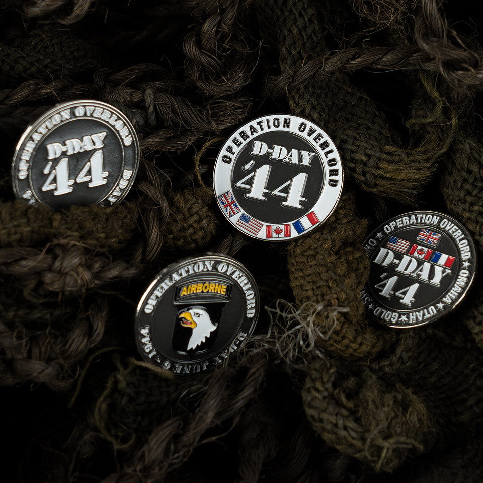 Pin Metalic D-Day 44 Operation Overlord - Onorează Curajul Istoric