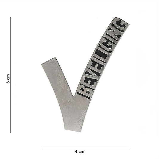 Pin Metalic Securitate #2025 Diversen military-shop.ro - Simbol de Autoritate