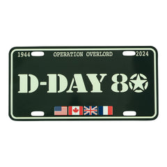 Placă Comemorativă D-Day 80 - Onorează Eroismul, Păstrează Memoria