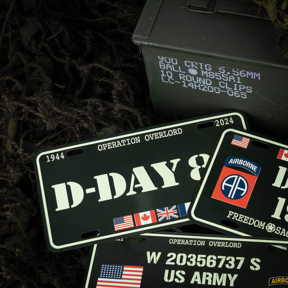 Placă Comemorativă D-Day 80 - Onorează Eroismul, Păstrează Memoria