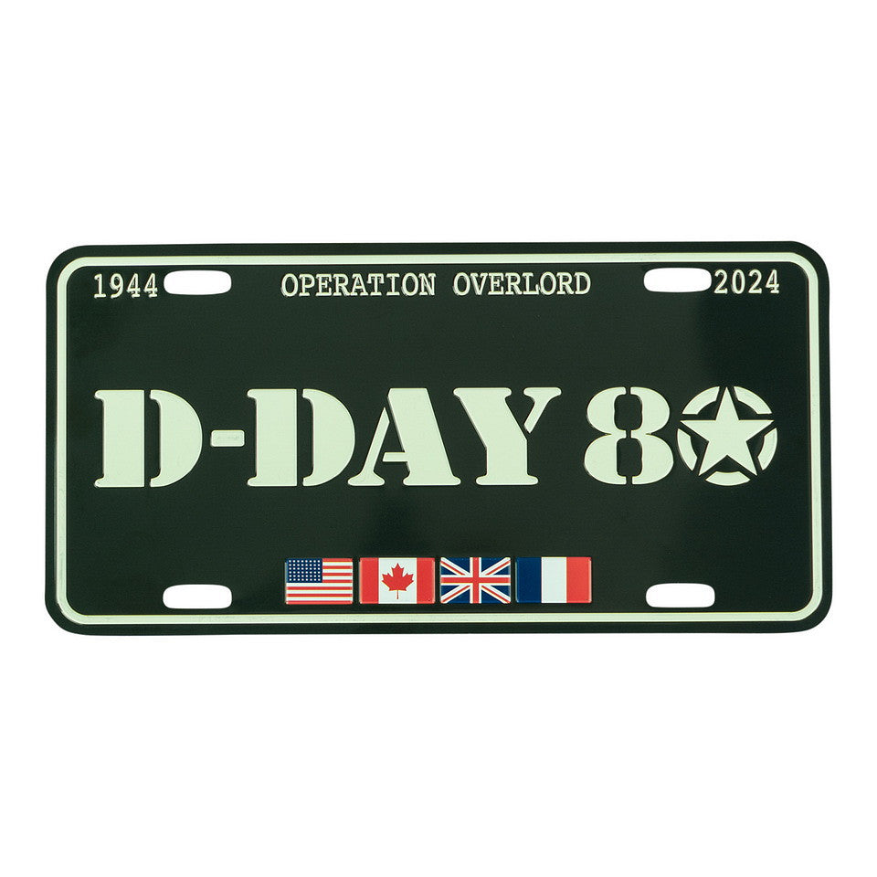 Placă Comemorativă D-Day 80 - Onorează Eroismul, Păstrează Memoria