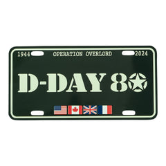 Placă Comemorativă D-Day 80 - Onorează Eroismul, Păstrează Memoria